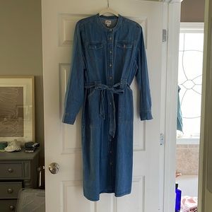 J Crew denim dress NWT size 18